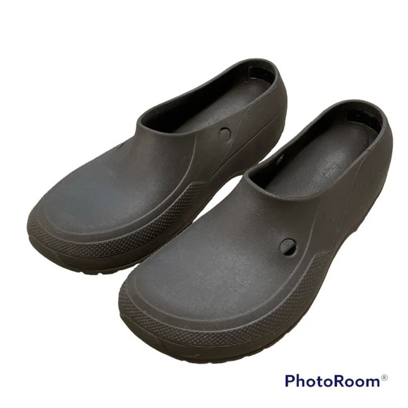 CROCS Slip-On Strapless Mammoth Mule Clog Brown mens size 12 - Picture 10 of 10